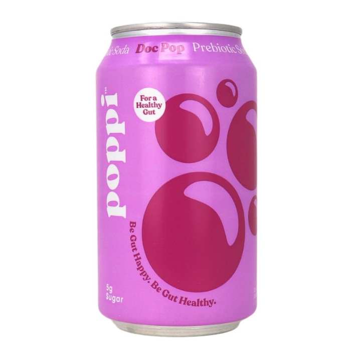 Poppi - Prebiotic Soda Doc Pop, 355ml - front