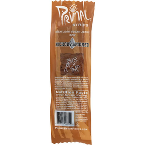 Primal Strips - Jerky Strips - Soya Hickory Smoke, 1oz
 | Pack of 24