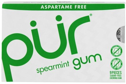 Pur Gum Spearmint 9 Pc Pack | Pack of 12 - Plan-txs