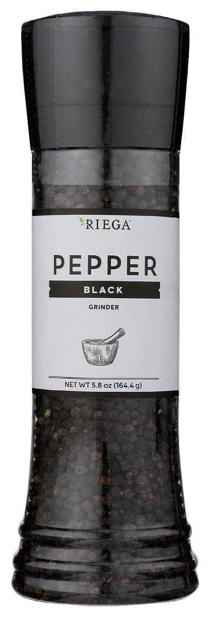 RIEGA Black Pepper Grinder, 5.8 oz | Pack of 6 - Plan-txs