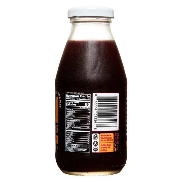 Ruby - Organic Hibiscus Water Ginger Cherry, 10 fl oz - back