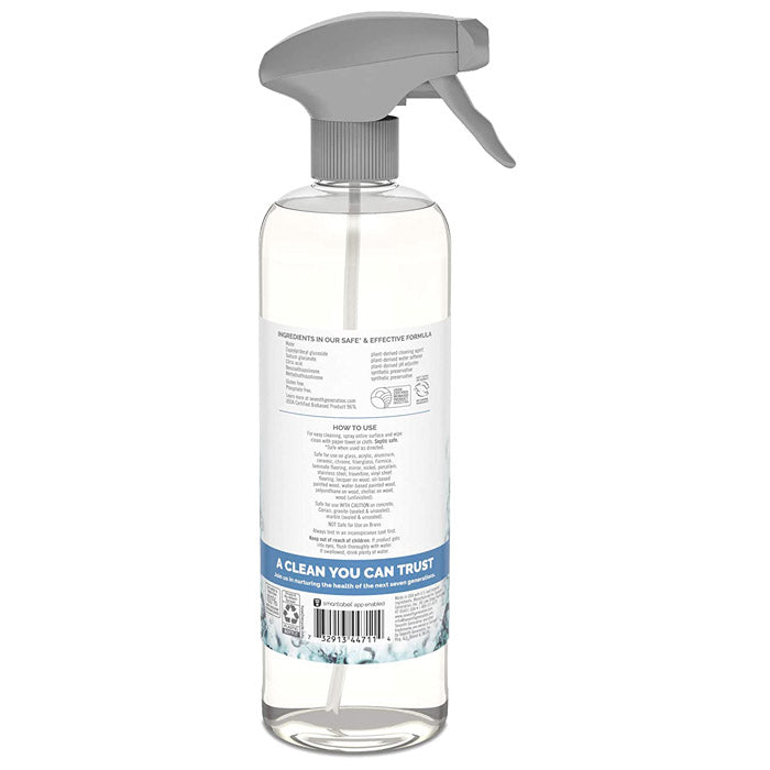 Seventh Generation - Glass Cleaner -  Free and Clear, 23oz - back