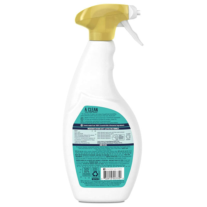 Seventh Generation - Tub & Tile Cleaner - Emerald Cypress & Fir, 26oz - back