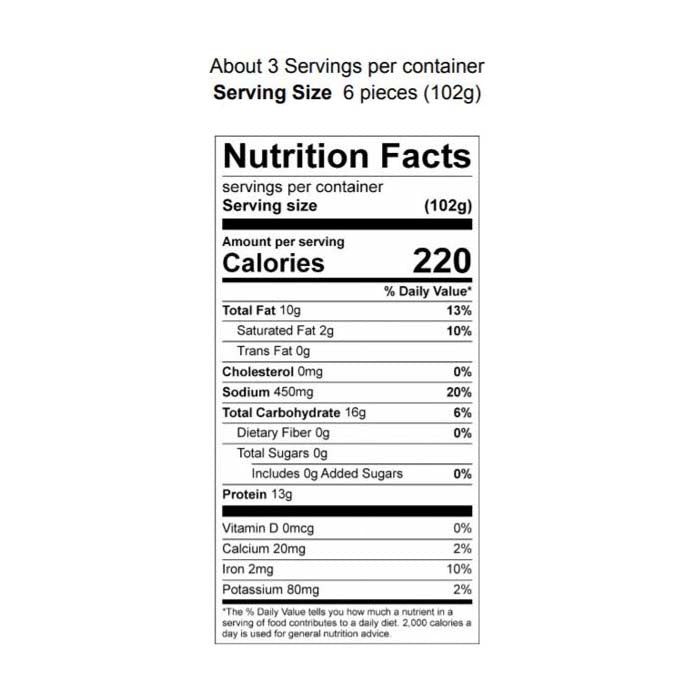 Simulate - Plant-Based Dino Nuggs, 10.4oz - back