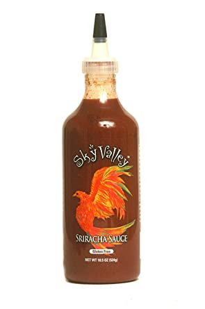 Sky Valley Gluten Free Sriracha Sauce, 18.5 Oz | Pack of 6 - Plan-txs