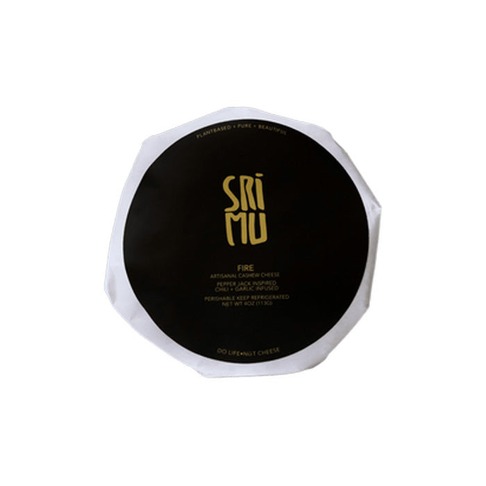 SriMu - Fire Artisanal Cashew Nut Cheese, 4oz