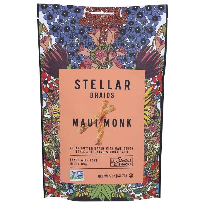 Stellar Braids - Braided Maui Monk Pretzels, 5oz - front
