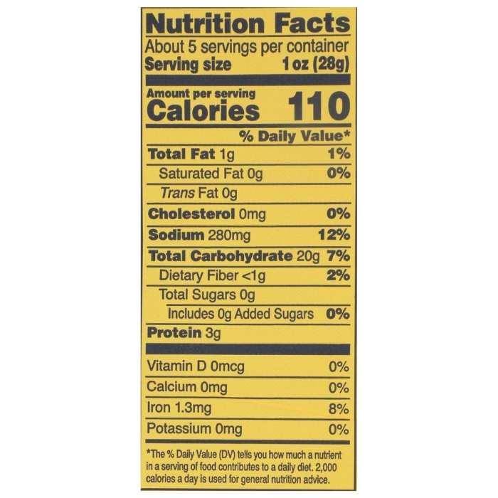 Stellar Braids - Braided Simply Stellar Pretzels, 5oz - back