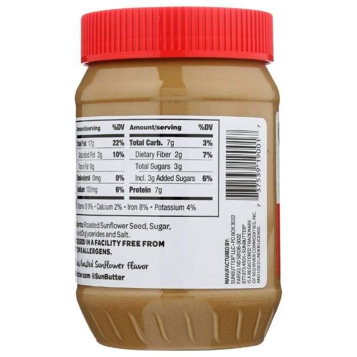 SunButter - Creamy SunButter, 16oz - back