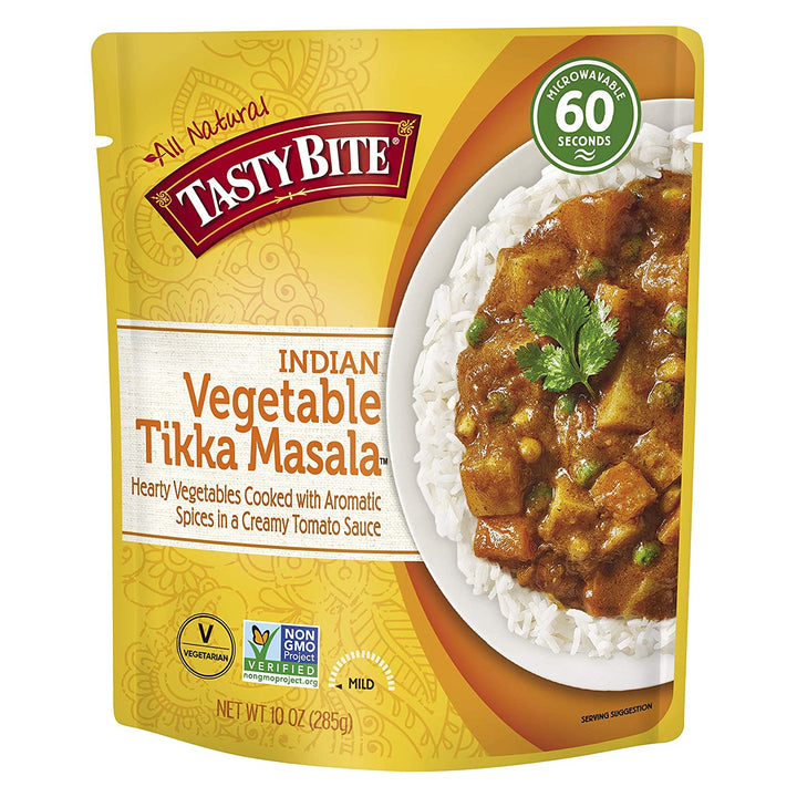 Tasty Bite Indian Vegetable Tikka Masala, 10 Oz | Pack of 6 - Plan-txs