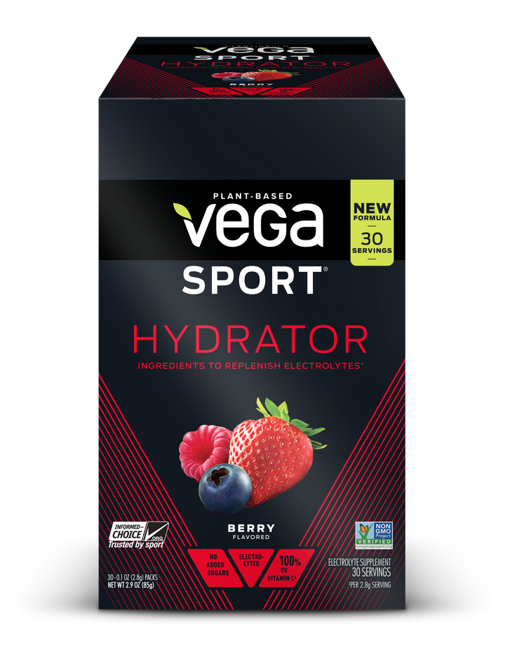 Vega Hydrator,Electrolyte,Berry, 0.1 oz | Pack of 30 - Plan-txs
