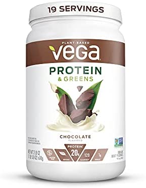 Vega Protein & Greens chocolate 19 Servings - Plan-txs
