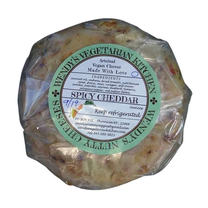 Wendy's Vegetarian Kitchen - Spicy Cheddar, 6oz - front
