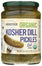 Woodstock Organic Kosher Whole Dill Pickles, 24 oz | Pack of 6 - Plan-txs