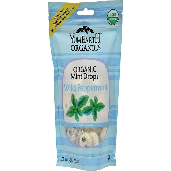 Yummyearth-Candy Drop Peppermint Wild Organic Gluten-Free
